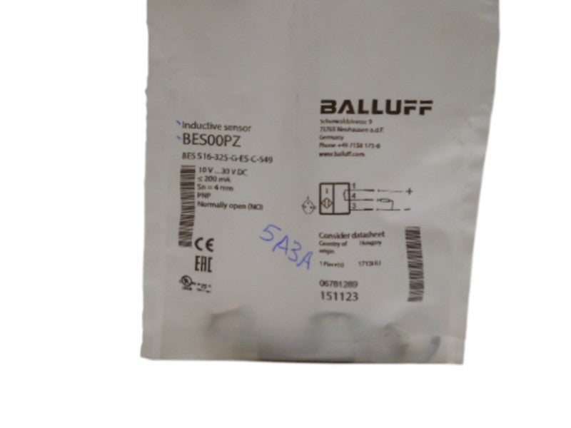 BALLUFF BES516-325-G-ES-C-S49 PROXIMITY SWITCH NSMP