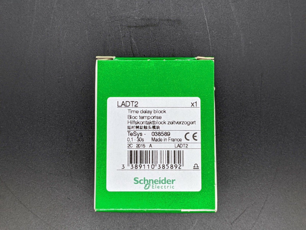 Schneider Electric LADT2 Time Delay Block .1-30 Sec 1NO 1NC Aux Contact