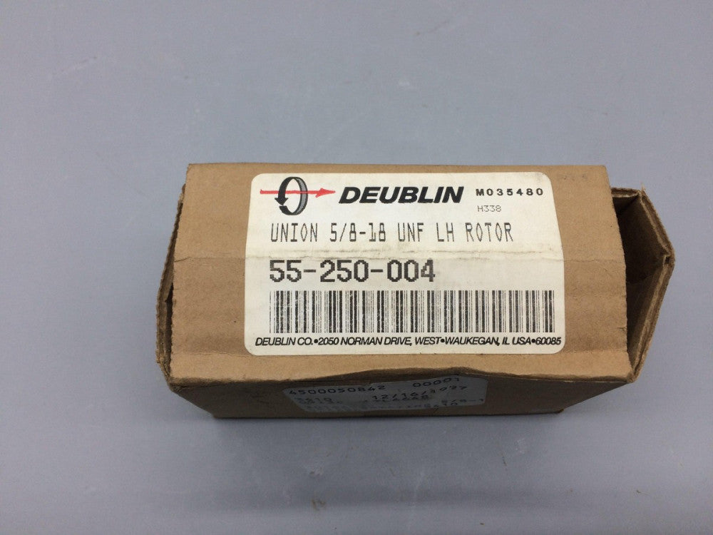 NEW Deublin 55-250-004 Rotary Union 5/8-18 UNF LH 