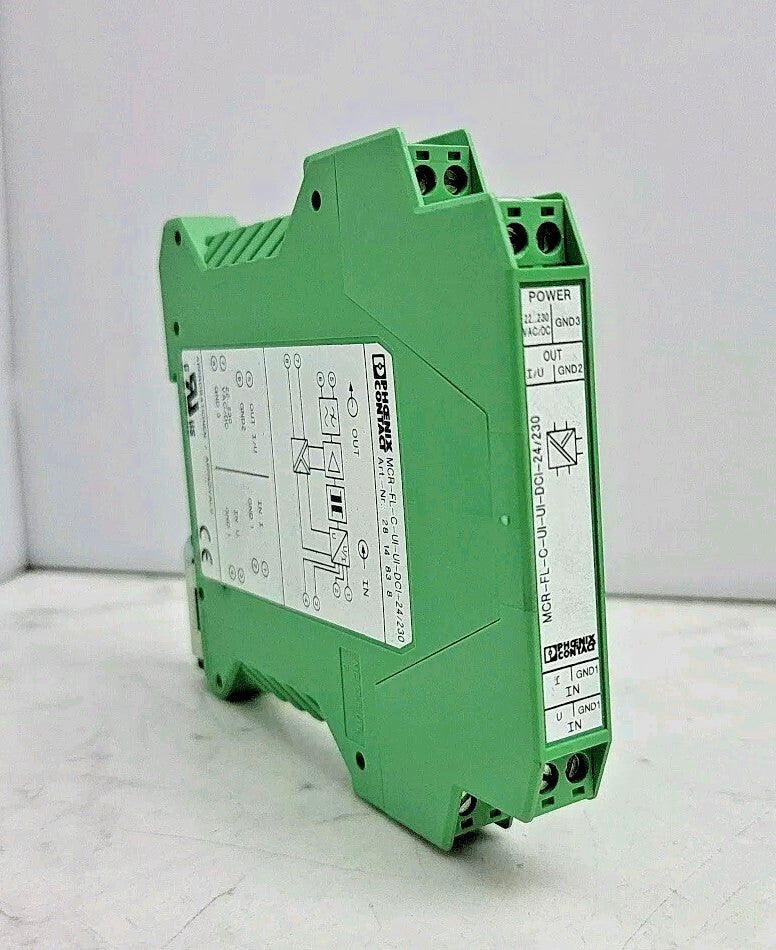 Phoenix Contact MCR-FL-C-UI-UI-DCI-24/230 3-Way Isolating Amplifier 2814838
