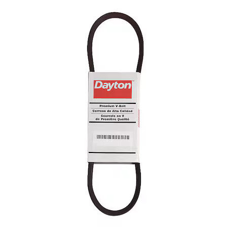 Dayton 6A131 Bx65 Cogged V-Belt, 68 In Outside Length, 21/32 In Top Width,