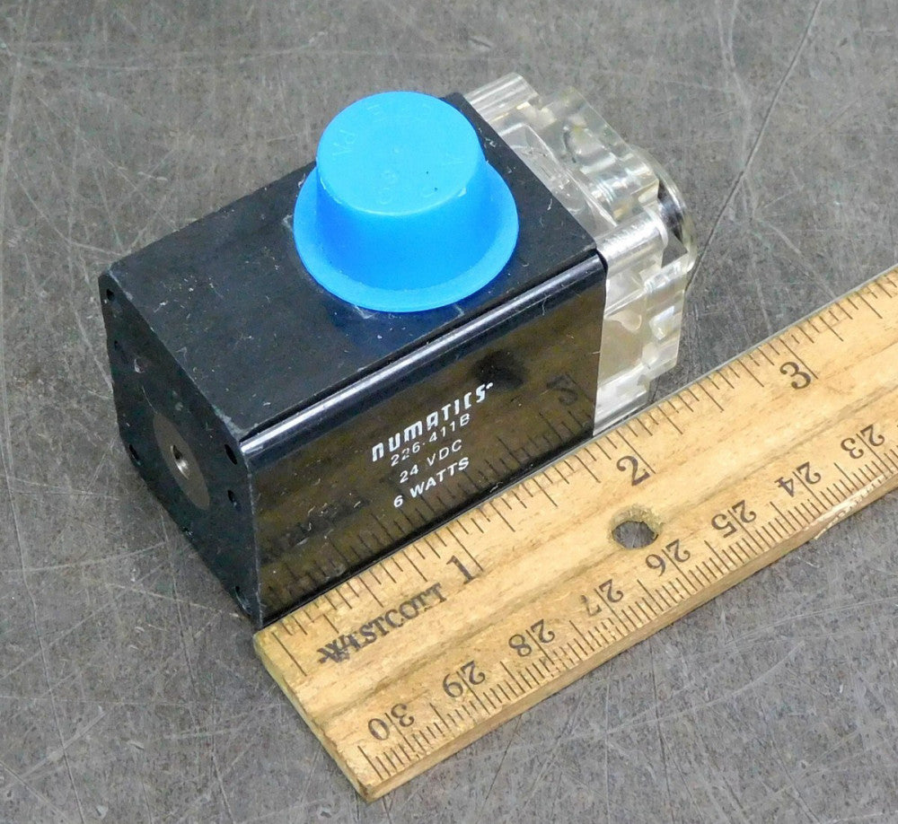 Numatics -226-411B Solenoid Valve Coil 24 V DC 6 W
