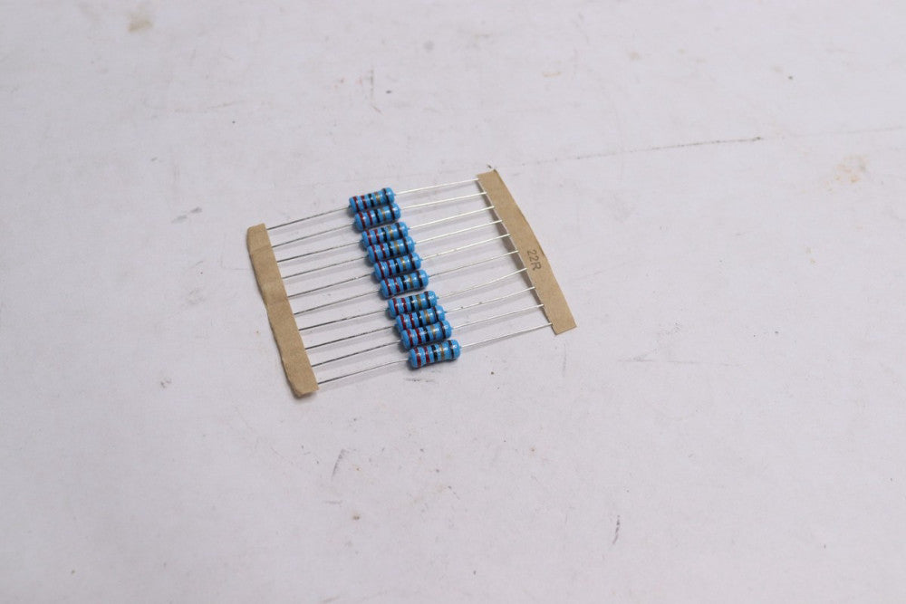 (10-Pk) Metal Film Resistor 22 Ohm 1/4 W 1% RES-22R