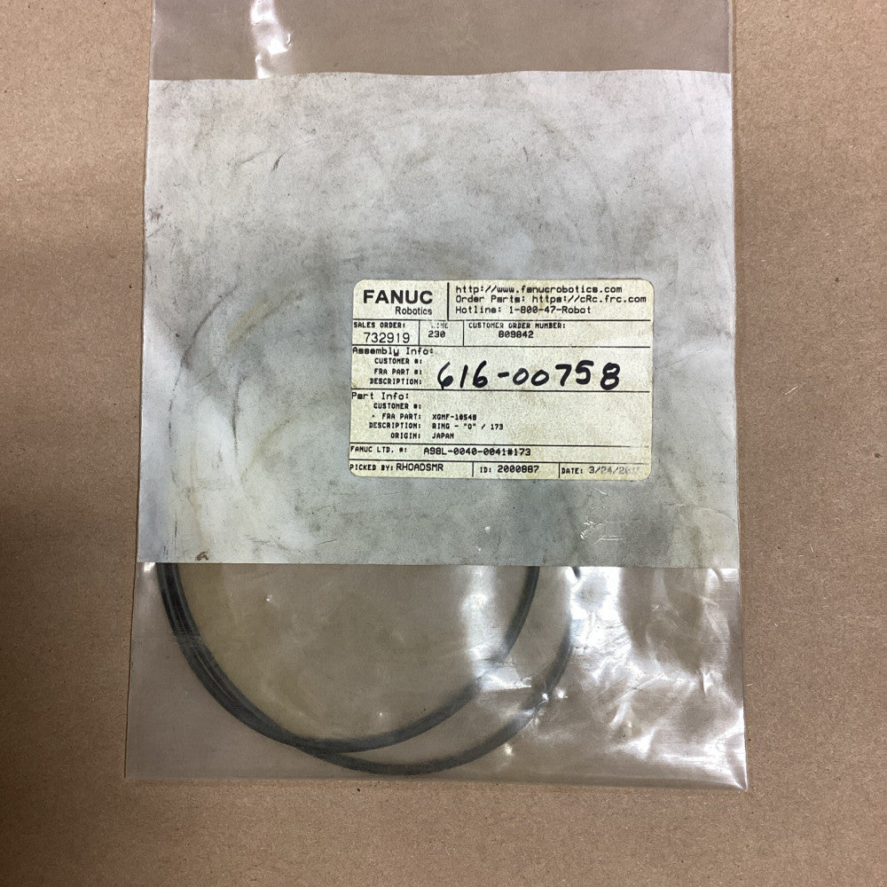 Fanuc A98L-0040-0041#173 O-Ring XGMF-10548 O/173 G1