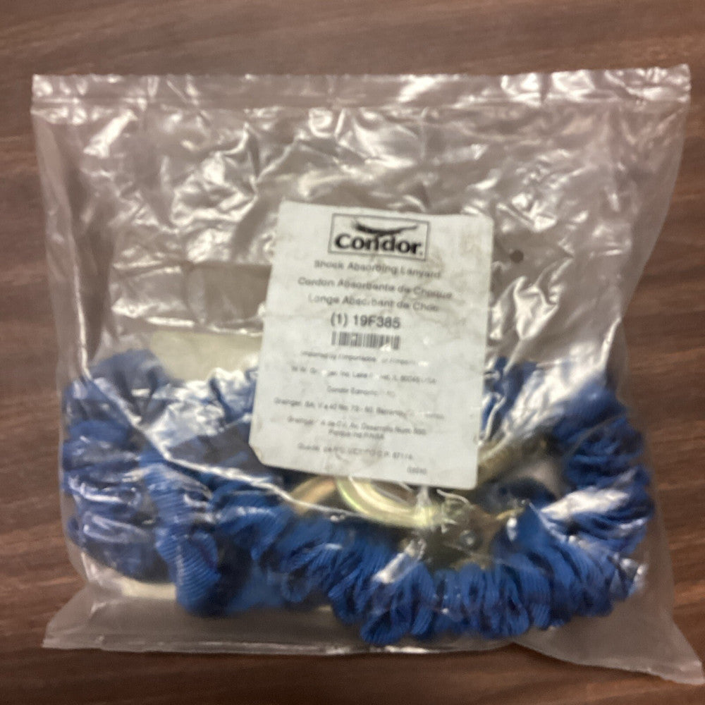 Condor 19F385 Shock Absorbing Lanyard 4 Ft 6" - 6 Ft, 310 Lb. Weight Capacity
