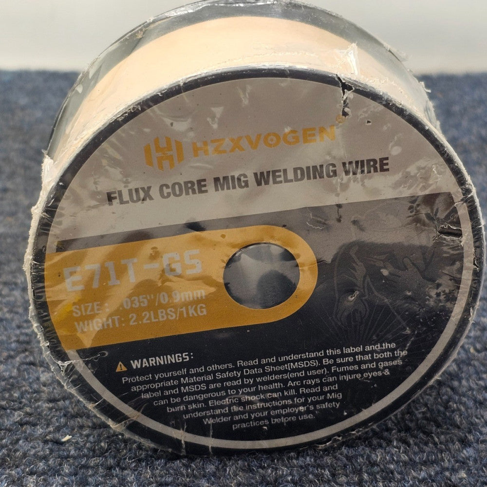 HZXVOGEN E71T-GS: .035-inch Flux Core MIG Welding Wire 2.2 lbs / 1kg
