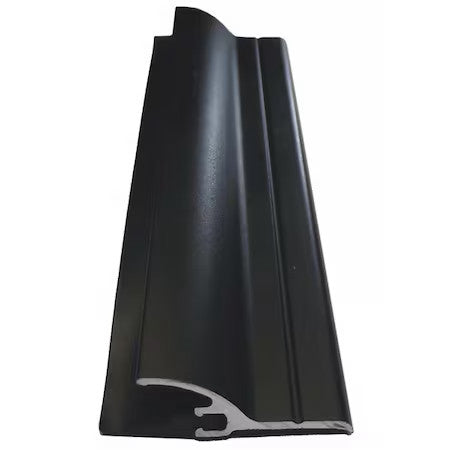 Pemko 3452Dpk48 Door Sweep, Black, Drip Cap, 48 In Lg, 1/2 In W, Aluminum