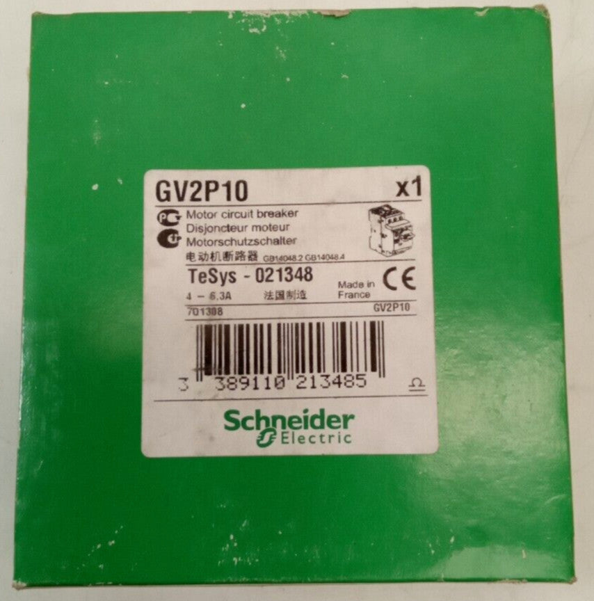 Schneider Electric GV2P10 Motor Circuit Breaker 
