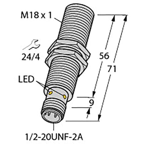 1PC TURCK BI8-G18-ADZ30X2-B3331