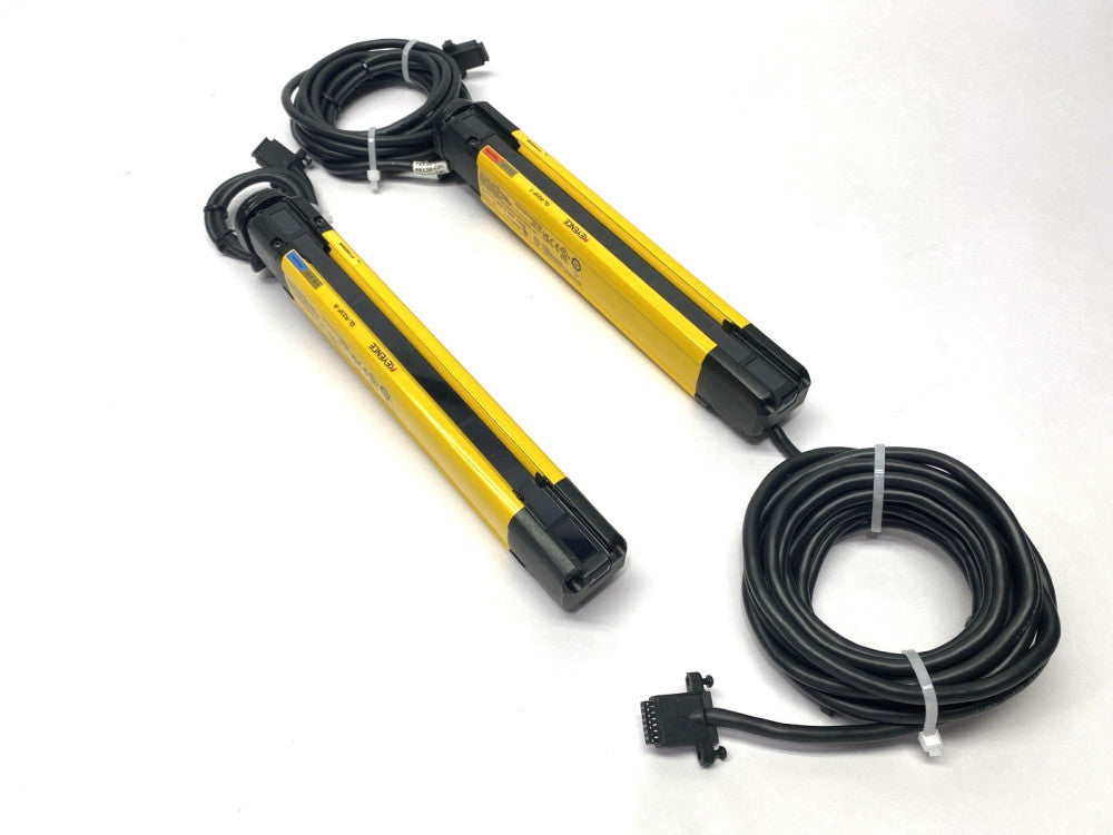 Keyence GL-R23F Safety Light Curtain Set Finger-Protection