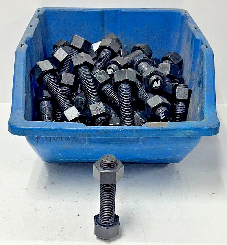 HIGHLAND THREADS HEAVY HEX STUDS LOT OF 63 3/4"-10X4-1/2" A193 B7 AT STUDS GRADE