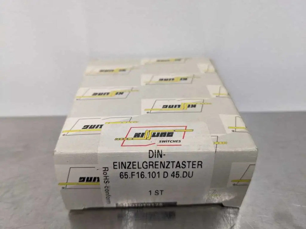 Kissling 65-F16.101 D 45-DU Limit Switch 120910 250 VAC IP67 65F16101D45DU