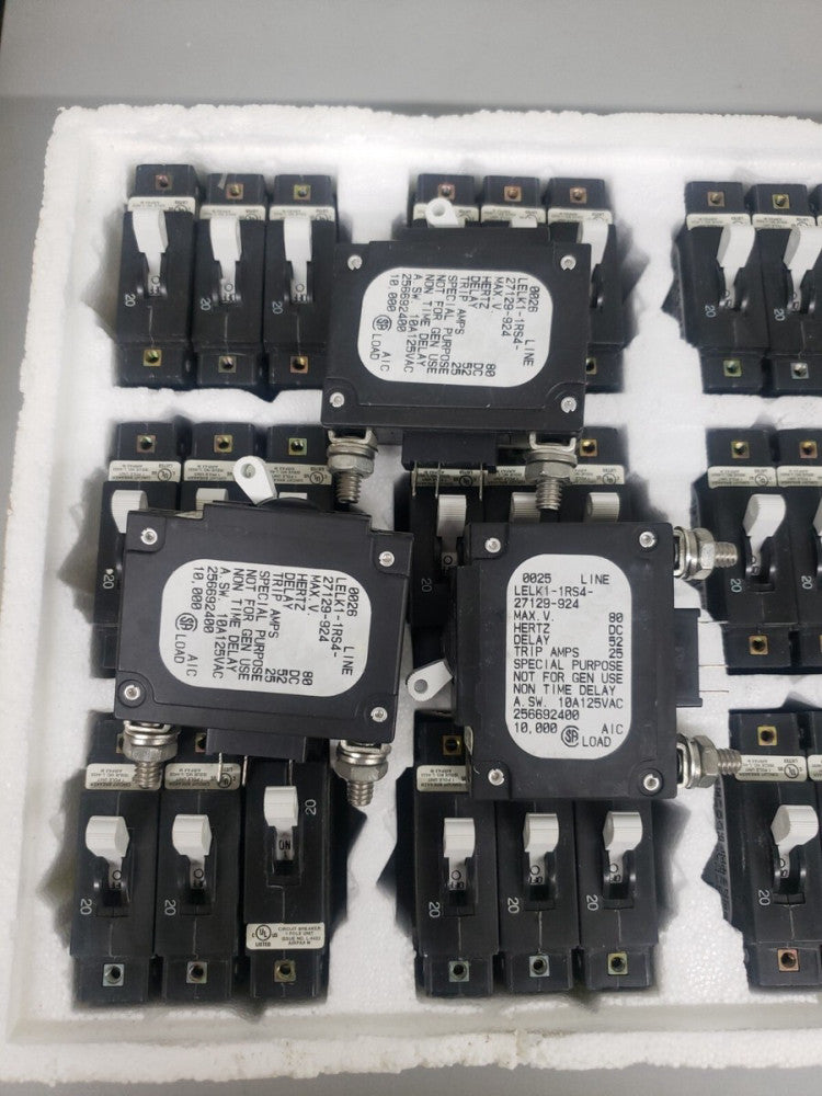 1-  LELK1-1RS4-27129-924 25A CIRCUIT BREAKER, AIRPAX