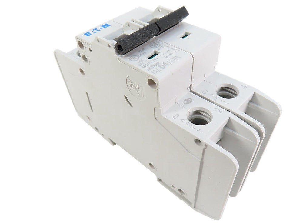Eaton  FAZ-D4/2-NA  102182 Moeller Series 4A D 2 Pole 480Y/277VAC  NEW IN BOX