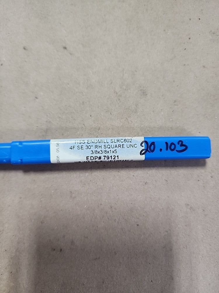 NEW Niagara 79121 3/8 HSS USA square end mill 