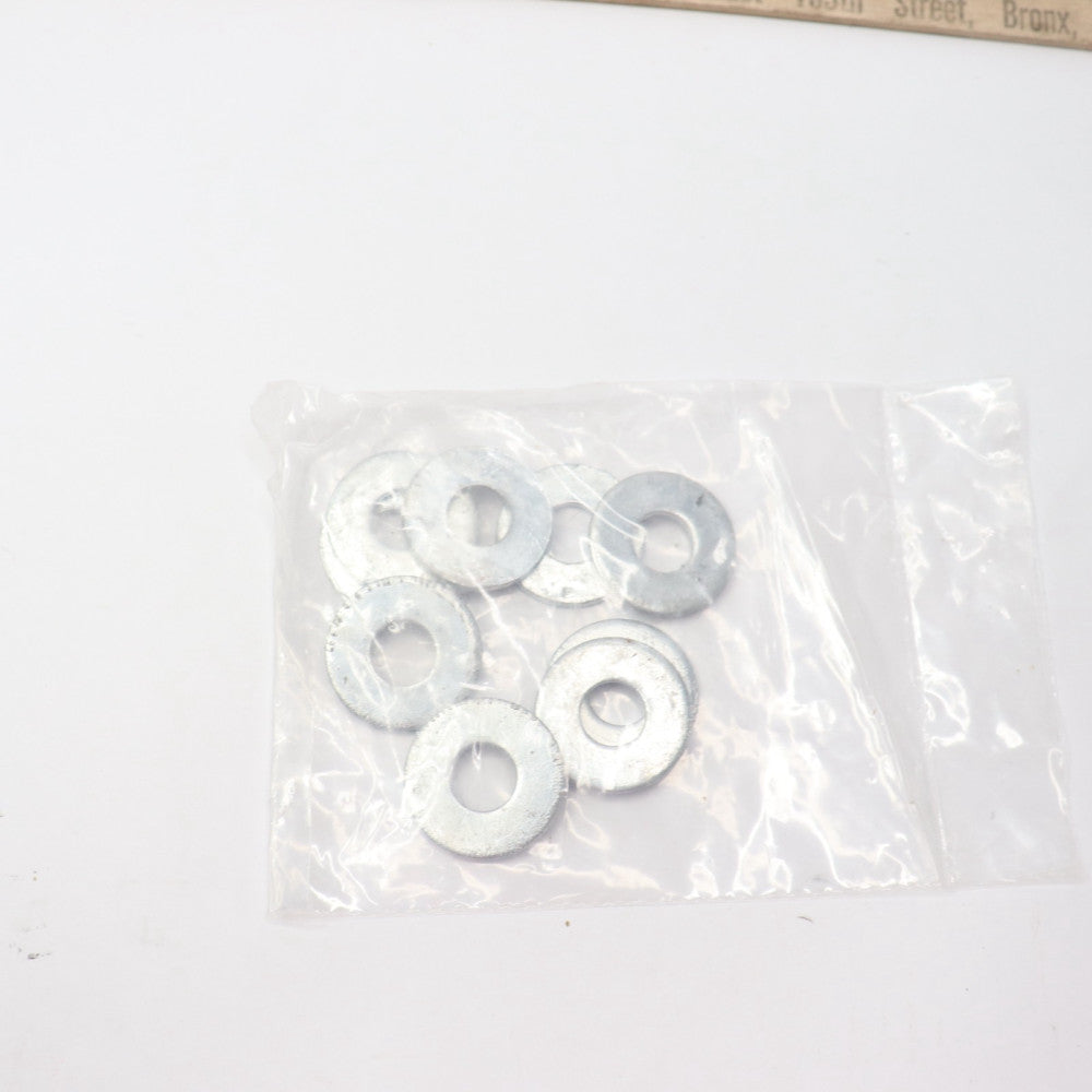 (9-Pk) Flat Washer USS Pattern Low Carbon Steel Zinc Plated 1/2"