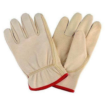 Condor 4Tjz7 Leather Drivers Gloves, Goatskin, Shirred Slip-On, Keystone Thumb,