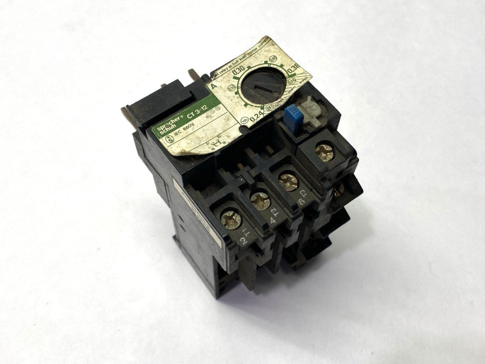 Sprecher+Schuh CT3-12-0.38 Thermal Overload Relay 0.24-0.38A