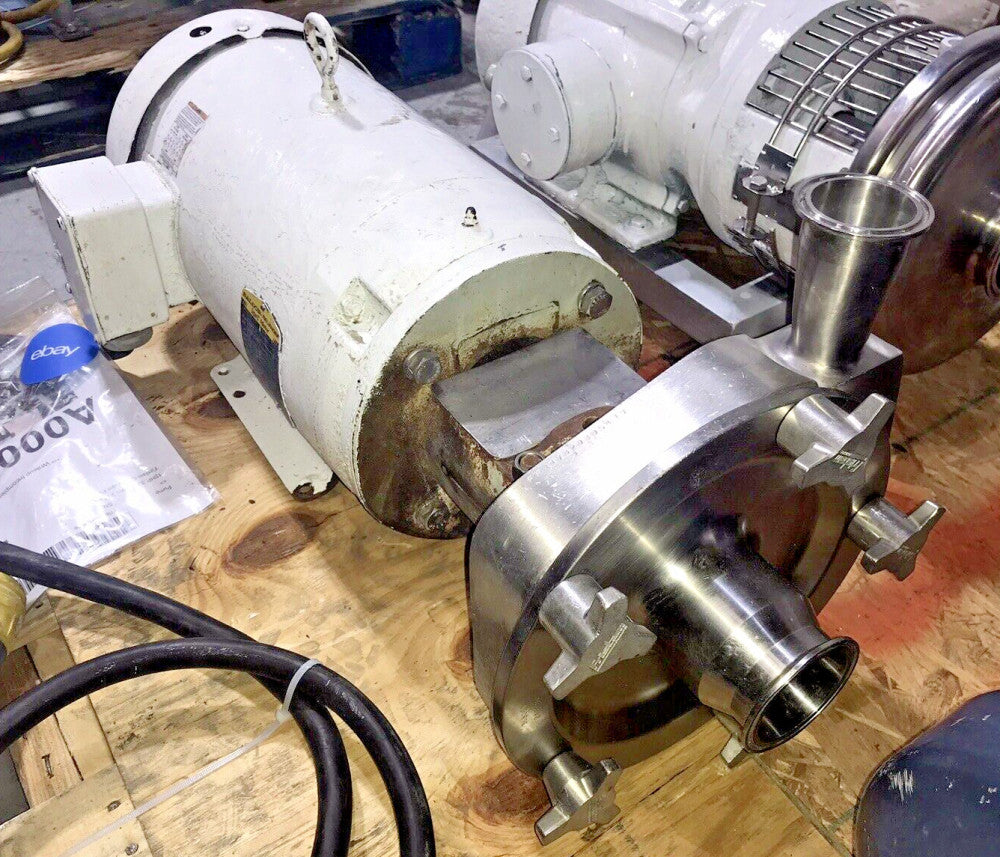 Fristam FPX Sanitary Stainless Steel Centrifugal Pump, 15HP Drive