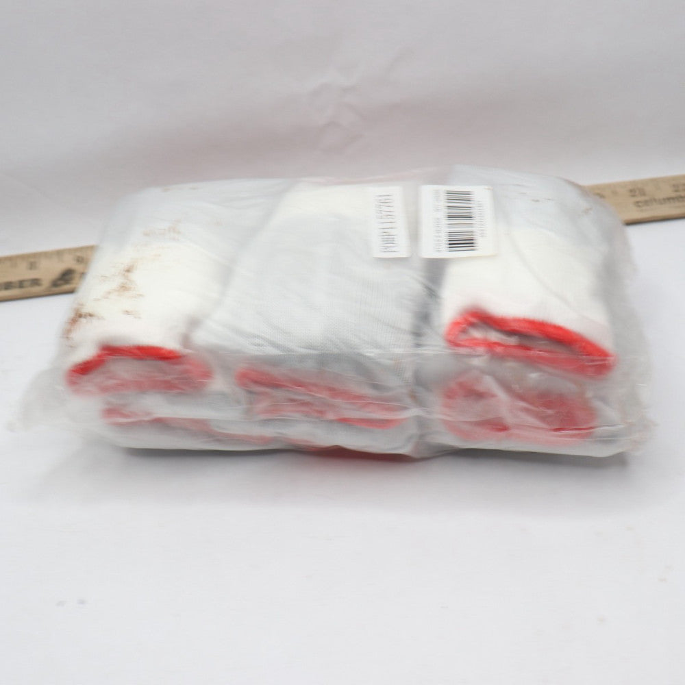 (12-Pairs) Gloves Nitrile Coating 13G White Nylon Shell Gray Small 34-225/S
