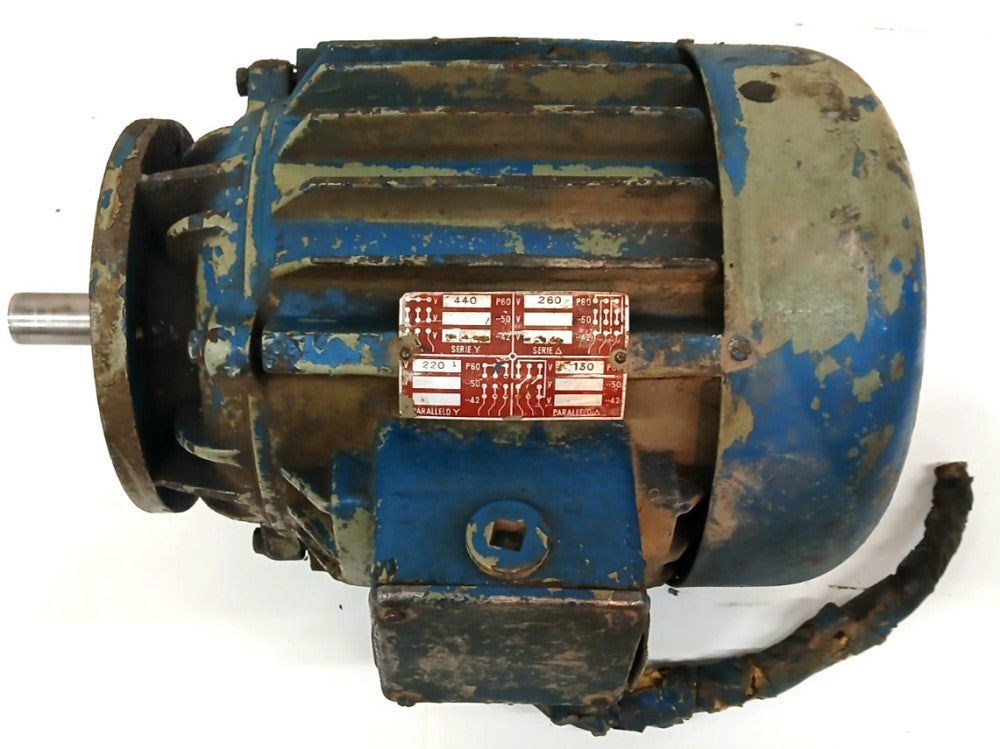 INDUSTRIAL ELECTRIC MOTOR TYPE CTEF 2/4 N748443 HP 3.2 RPM 1680 HZ 50