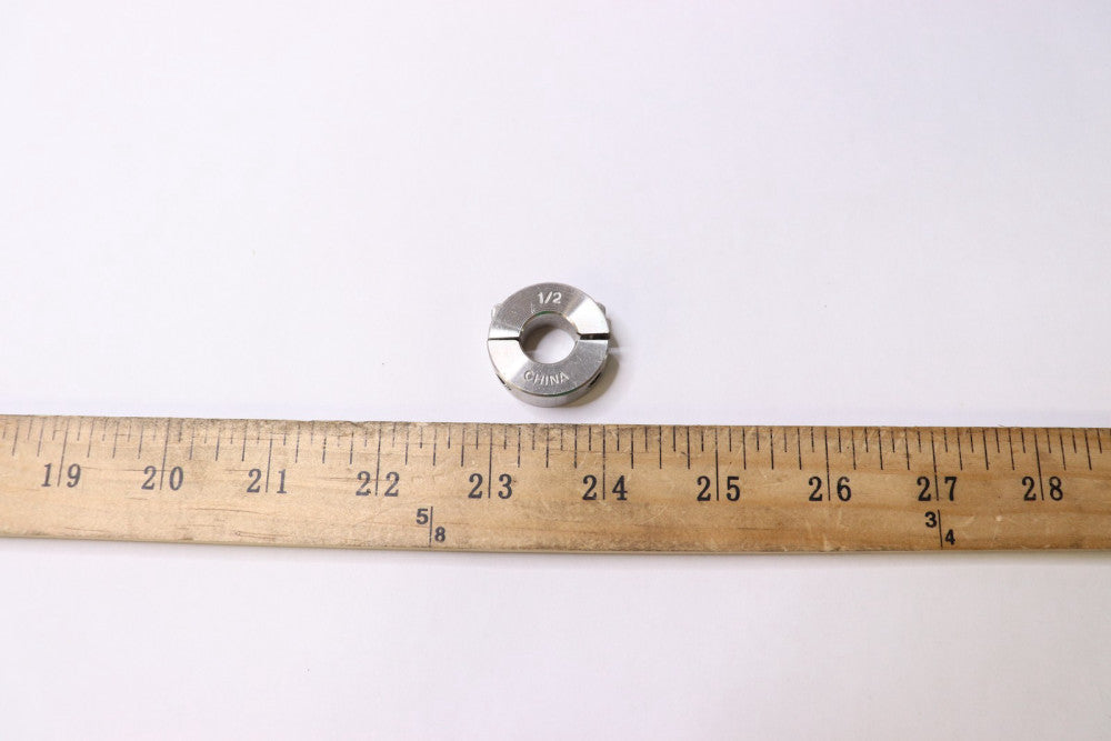 Climax Plain Shaft Collar Clamp 1/2" Bore Dia. x 13/32" W 2C-050-S
