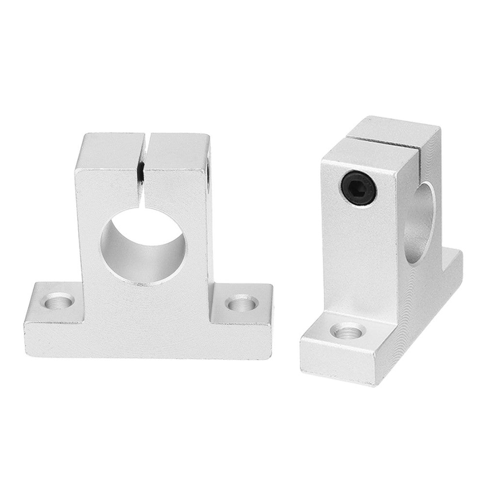 4PCS SK20 Aluminum Linear Motion Rail Clamping Guide Support Fits 20mm Dia Shaft