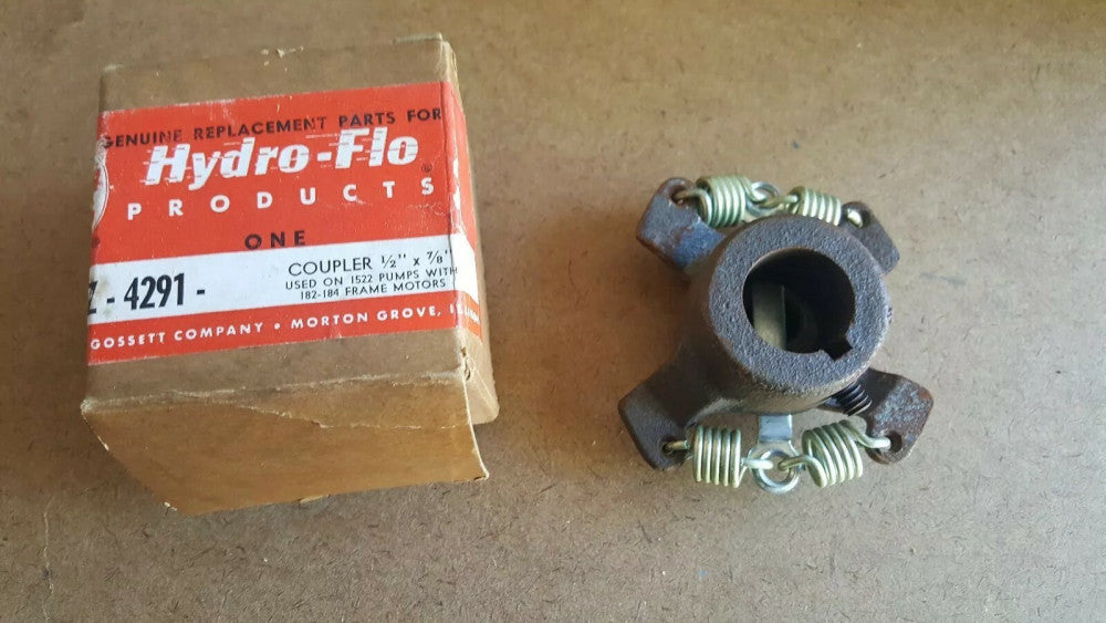NOS Bell & Gossett PTZ-4291 Hydro-Flo Pump Coupling 1/2" x 7/8"