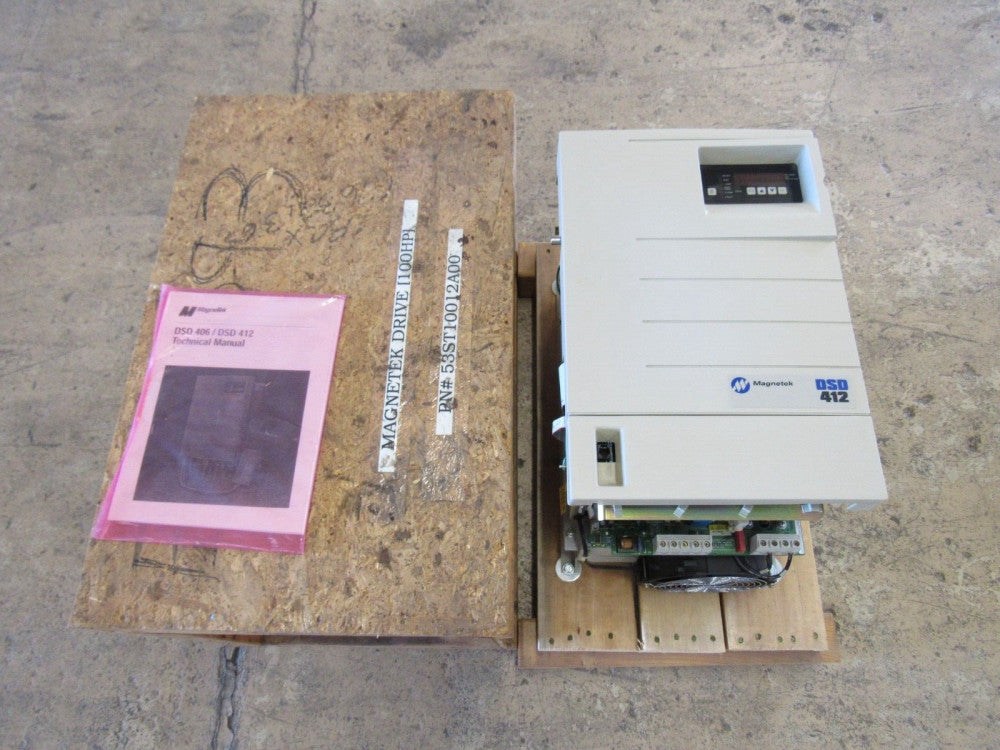MAGNETEK DSD-412 DC DRIVE 53ST1001-2A00 575VDC 173A 100HP NEW IN CRATE !! M/O !!
