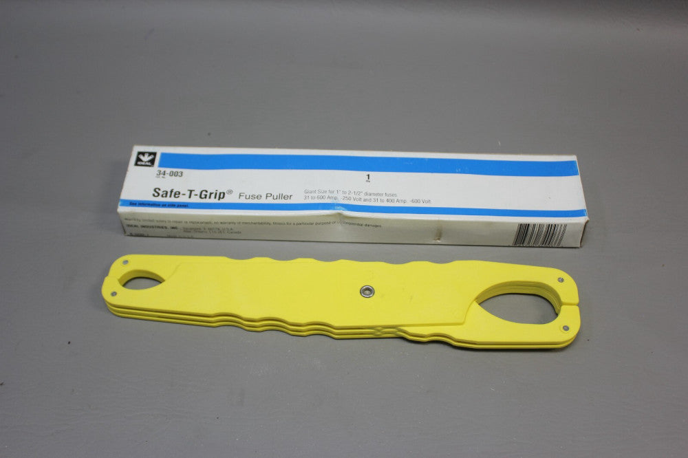 NEW IDEAL SAFE T GRIP FUSE PULLER 34-003 GIANT IN BOX