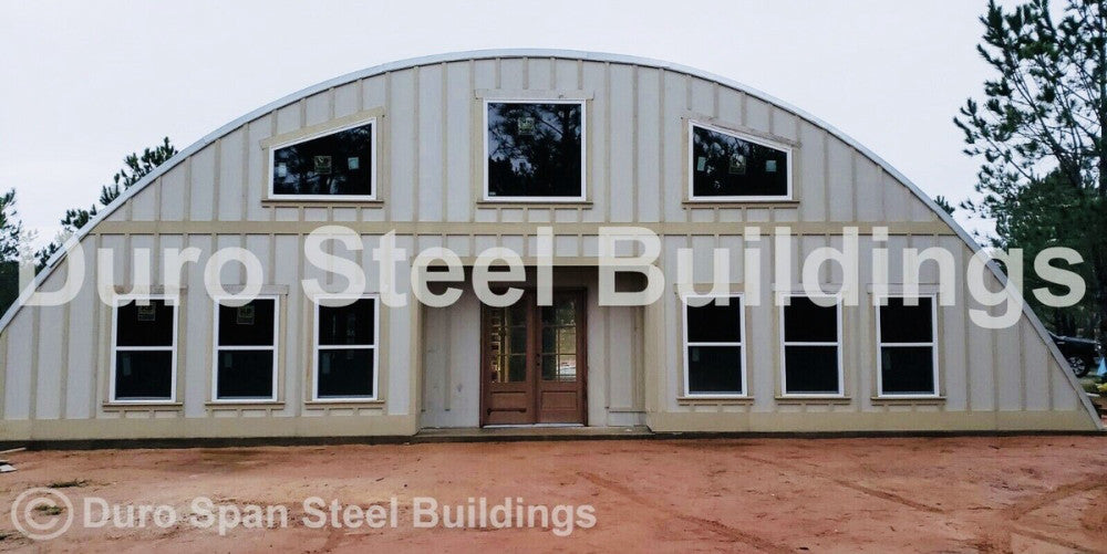 NEW DuroSPAN Steel 51x30x17 Metal Quonset Home Style Building Kits Open DIY Ends