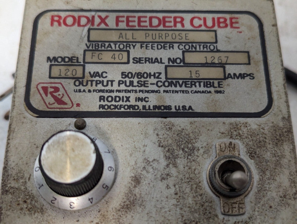 Rodix Feeder Cube 120 All Purpose Vibratory Feeder Control