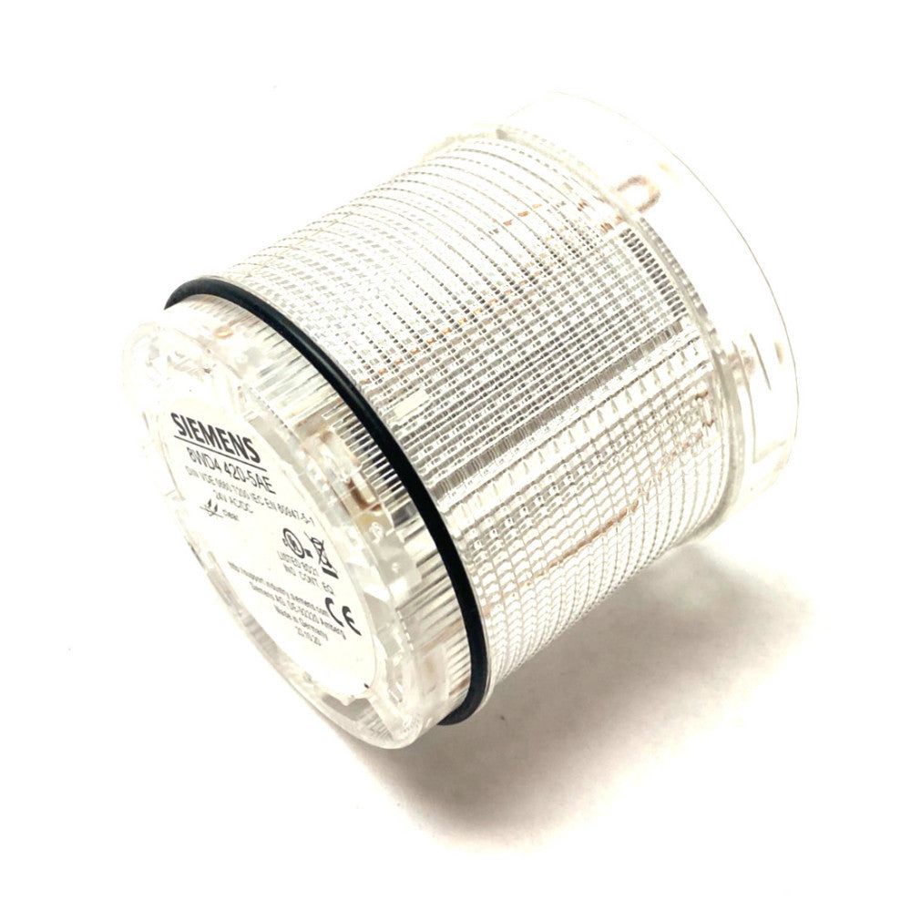 Siemens 8WD4 420-5AE Continuous Stack Light Clear 24V AC/DC