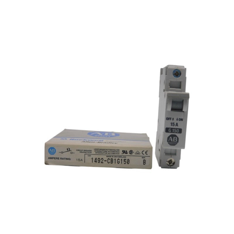 ALLEN BRADLEY 1492-CB1G150 SER. B 277VAC 15A (GY/BL) NSMP
