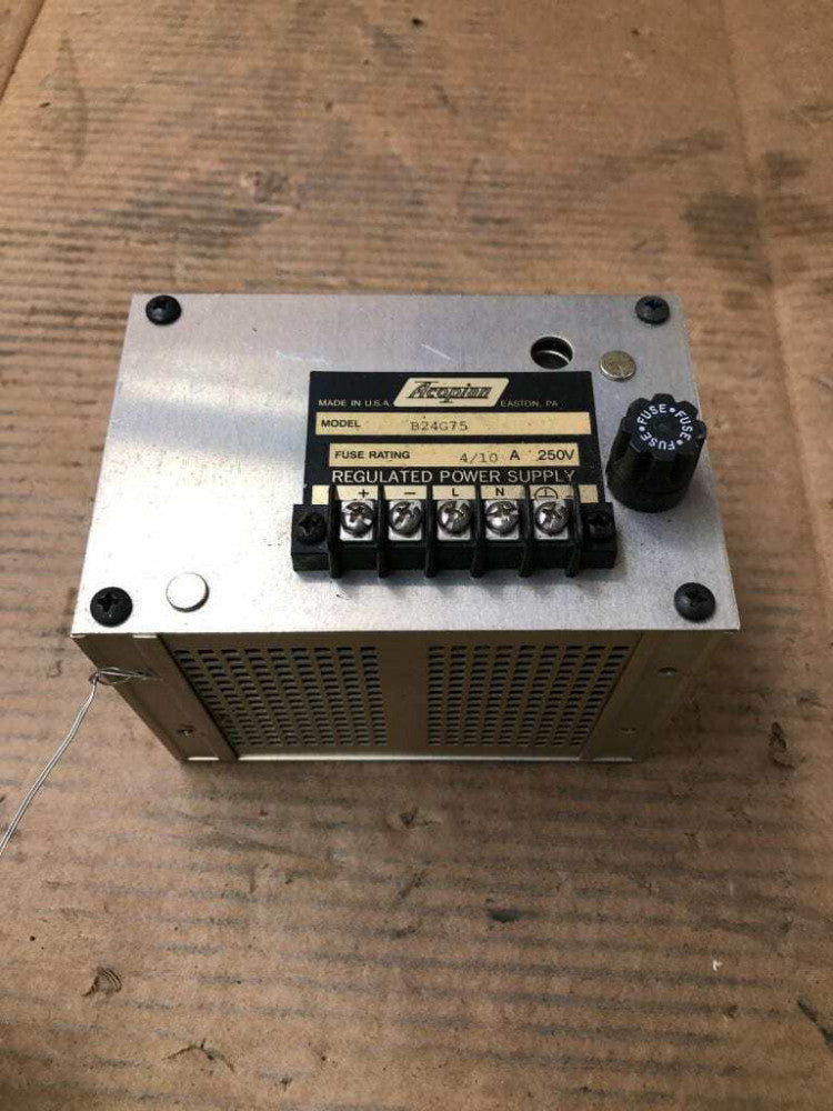 Acopian B24G75 Regulated Power Supply 105-125V 24VDC