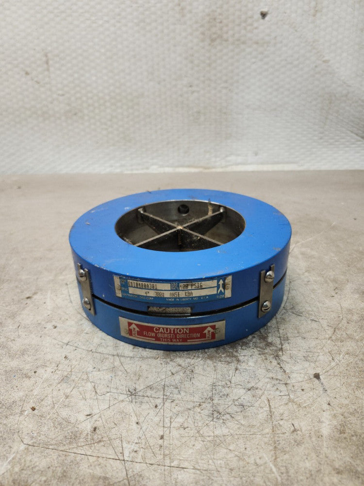 NEW NO BOX CONTINENTAL DISC 400PSI 4'' 300# ANSI KBA KBI0400A301