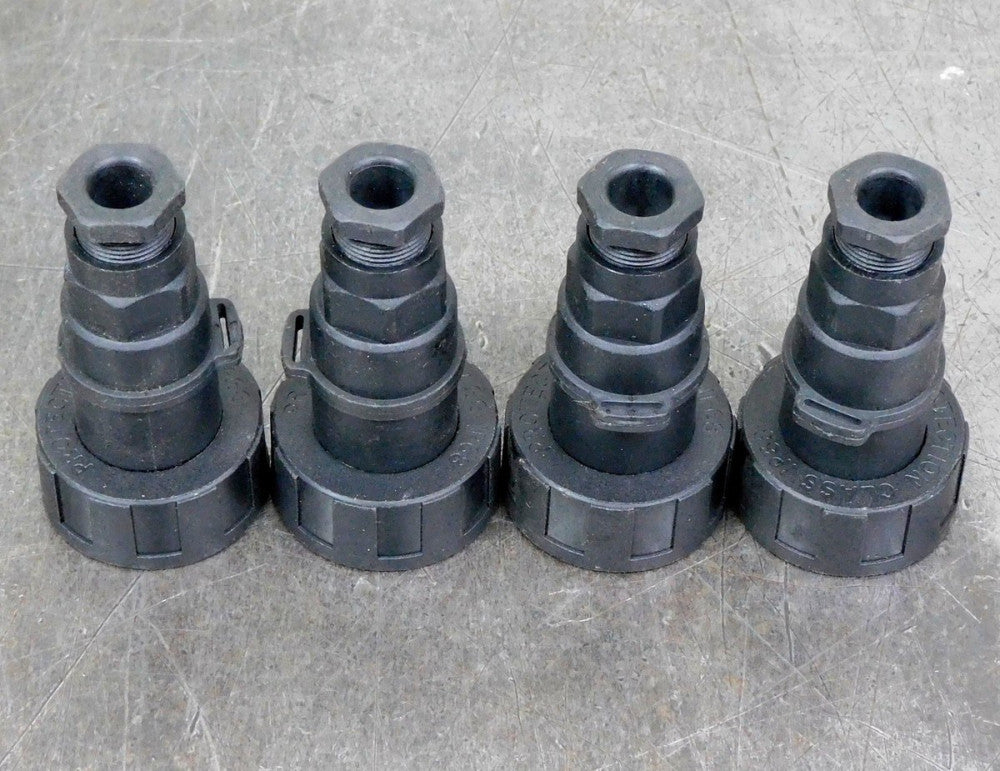 Bulgin -PX0748/P 4-Pin Male Flex Plug Connector -20..70°C 6A 277V Lot of Four(4)