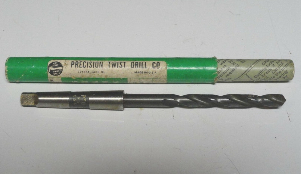PRECISION TWIST DRILL - TAPER SHANK - 5/16" #1 - HIGH SPEED STEEL DRILL - (NEW) 