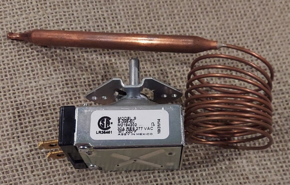 Delfield 2194202 Control Thermostat 220F, 30A.  CONTROL, RBRT SHAWS. 30A