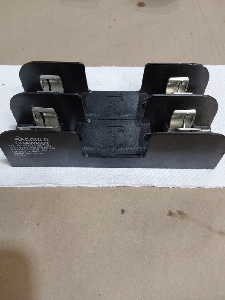 Gould Shawmut Fuse Block 600 Volt 30 Amp Use With Class R Fuses 60327R