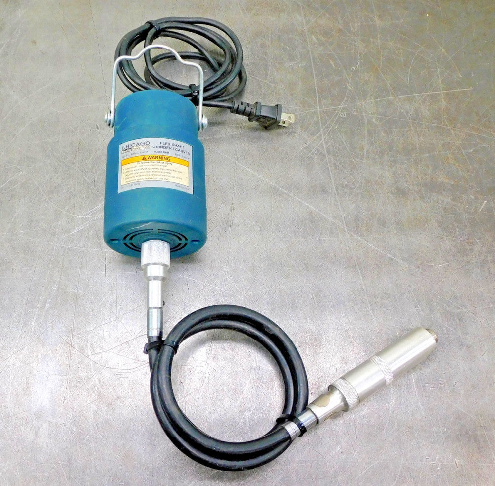 Chicago Electric 40432 Flexible Shaft Grinder / Carver 5/32" Chuck