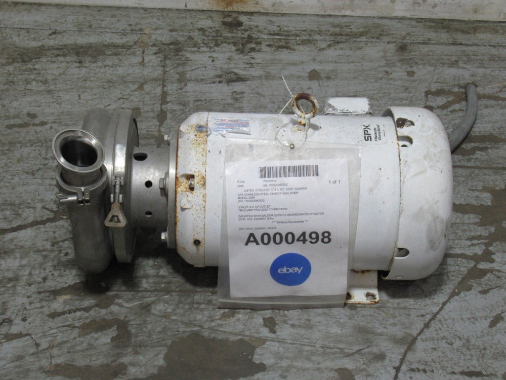 Waukesha 2085 Centrifugal Pump 3HP