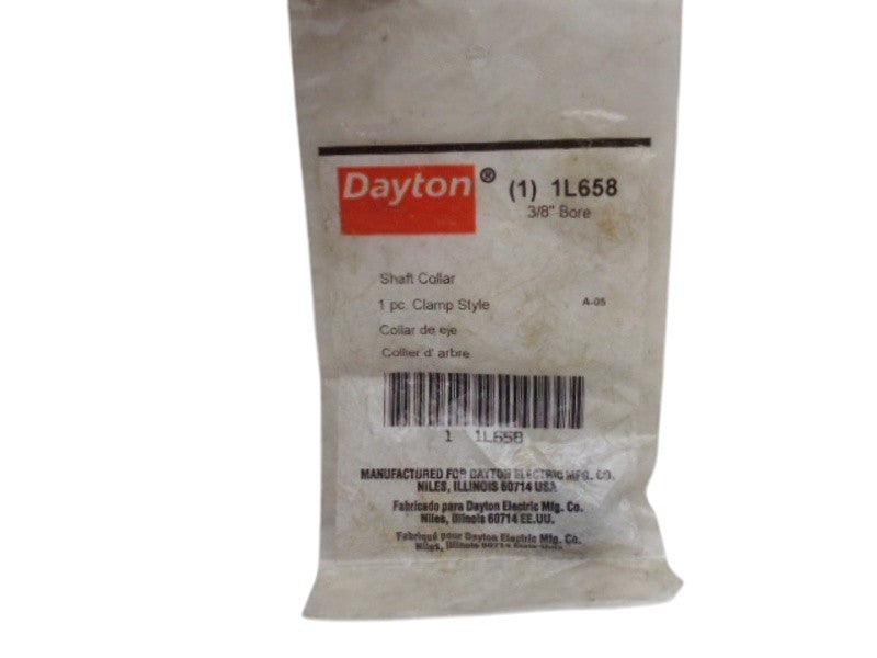 DAYTON 1L658 BORE 3/8" SHAFT COLLAR NSMP