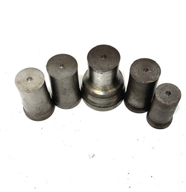 ASSORTED LOT OF 5 ROUND PUNCHES