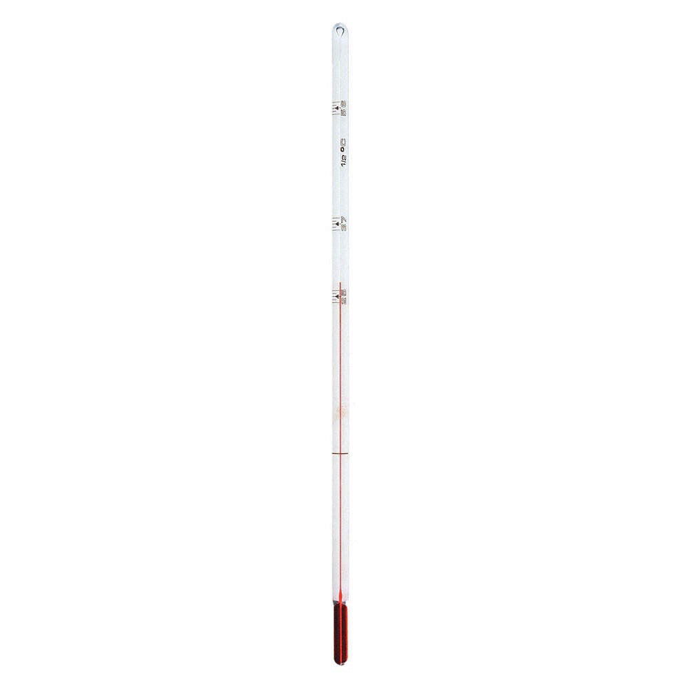  THERMCO ACC2457S Liquid In Glass Thermometer, 25, 37, 56C
