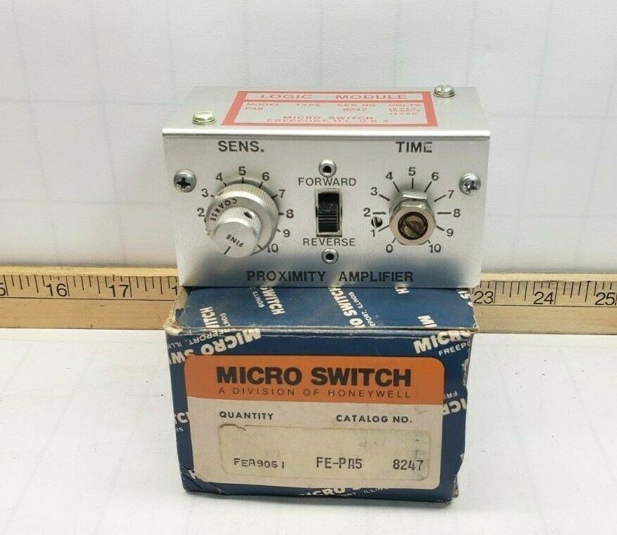 NEW HONEYWELL MICRO SWITCH LOGIC MODULE PROXIMITY AMPLIFIER 15 VAC  FE-PA5