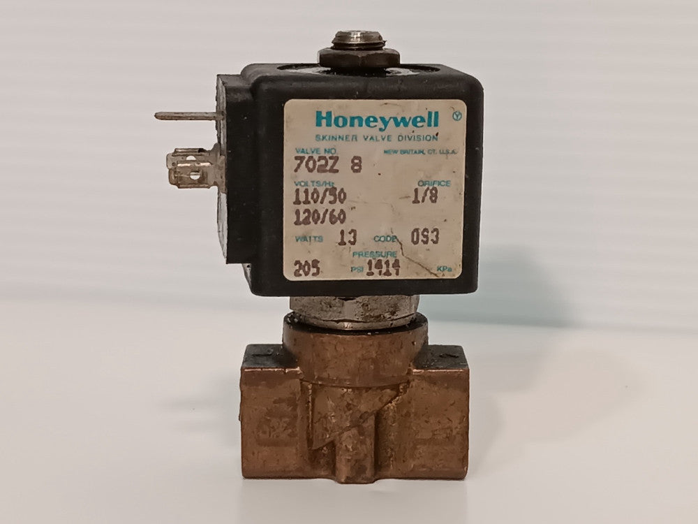 Honeywell Skinner 702Z 8 Solenoid Valve 110/120V 50/60Hz 13W 205 PSI 1414 KPa