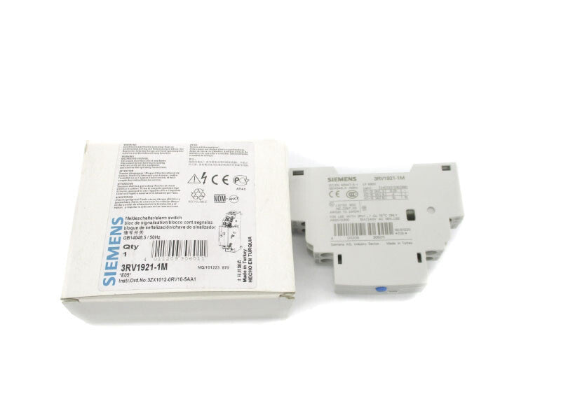 SIEMENS 3RV1921-1M 690VAC 10A NSMP