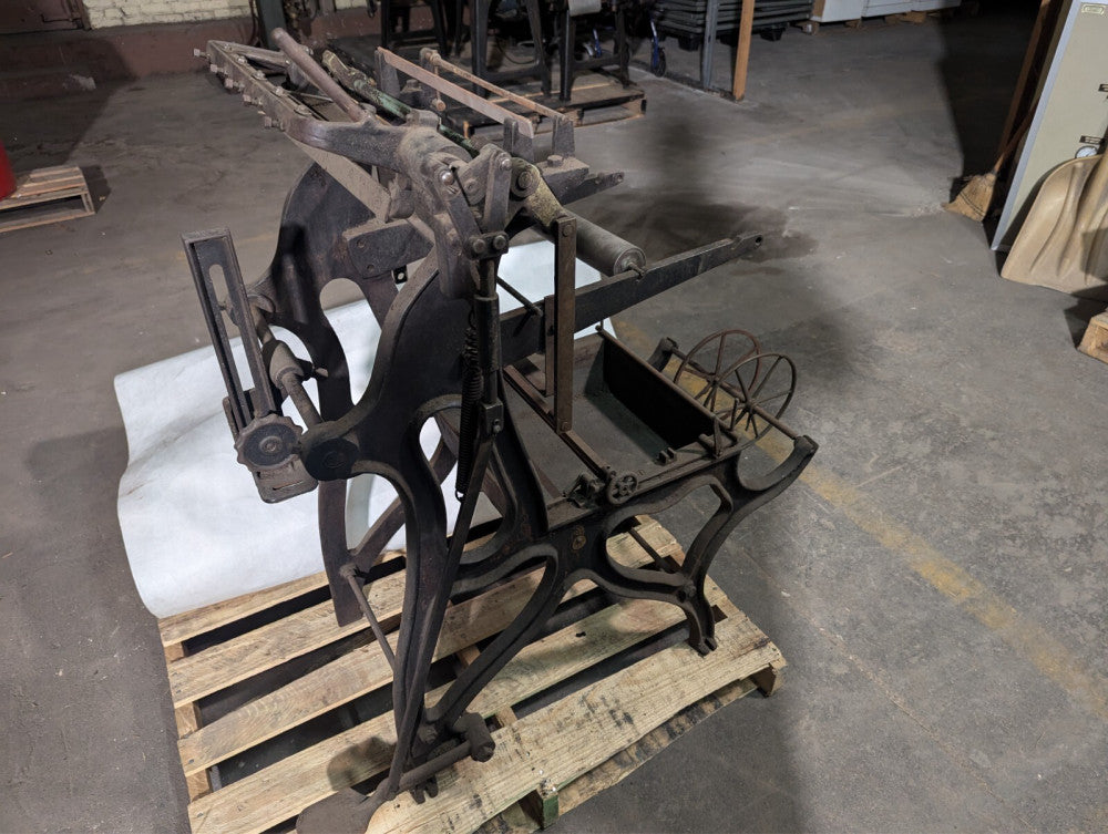 Antique Vintage Diamond Specialty Industrial Paper Cutter
