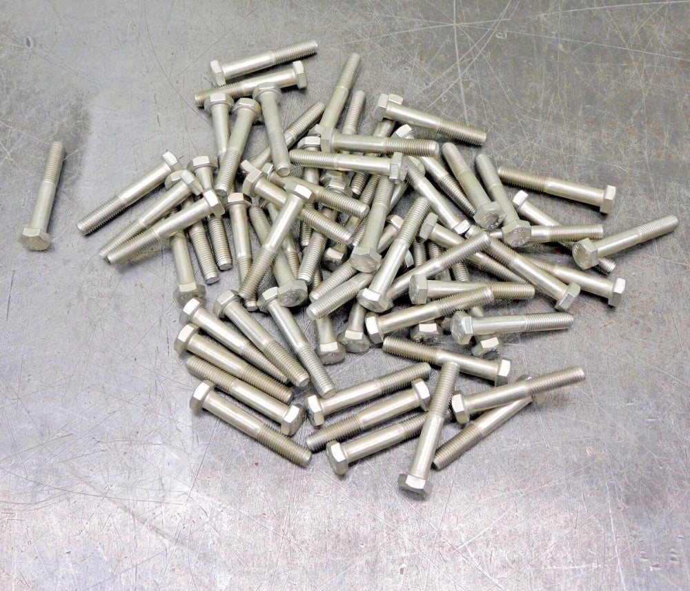 Lot of 66 Stainless Steel SS 5/16-24x2" SAE Hex Head Cap Screw Bolt Fasteners